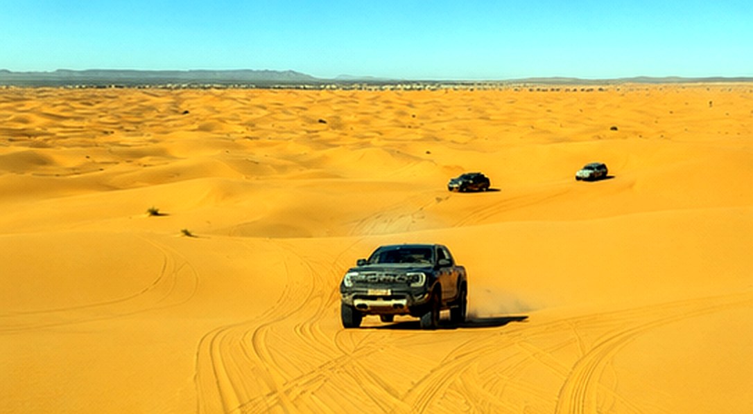 Dunas do deserto numa expedição 4x4 a Marrocos